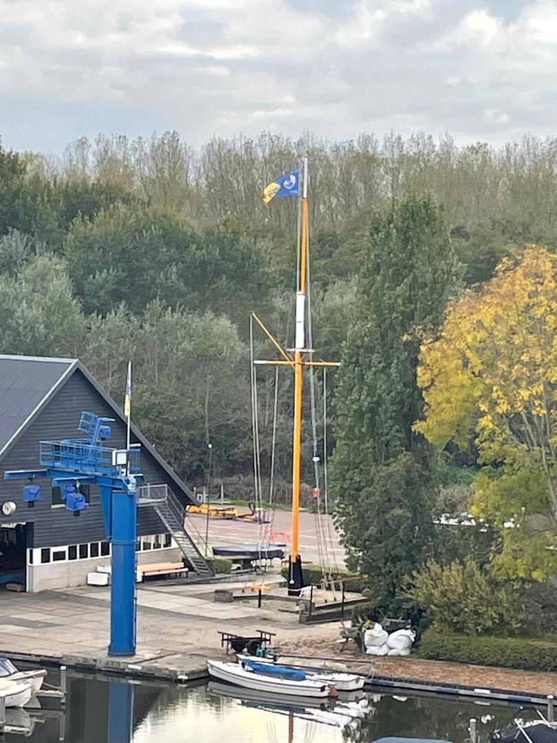 Nieuwe mast